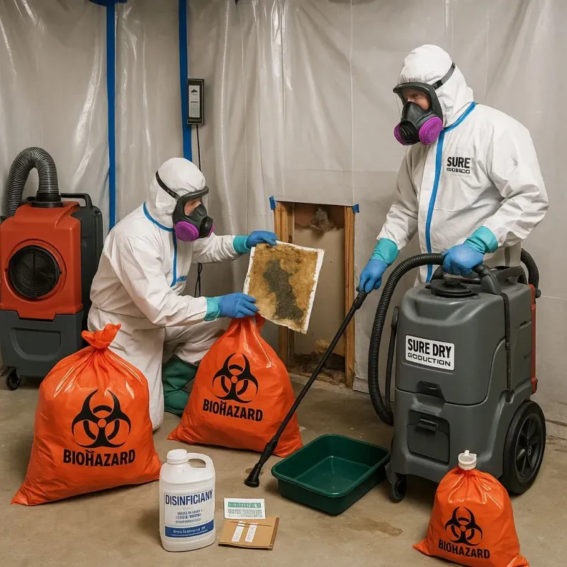 Contaminated Water Handling Protocols process in Eaton Estates, OH