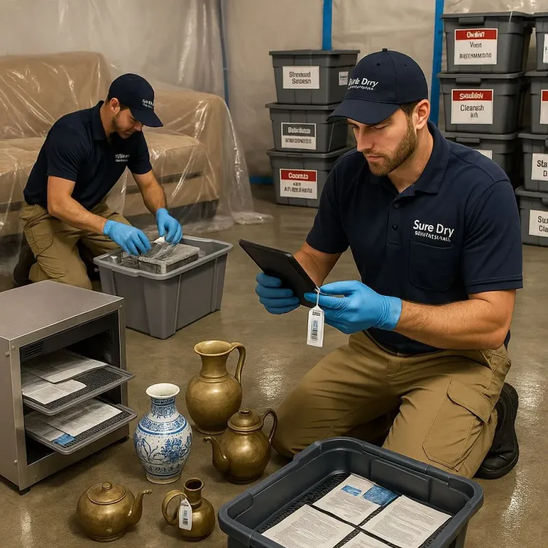 Content Protection and Restoration process in Eaton Estates, OH